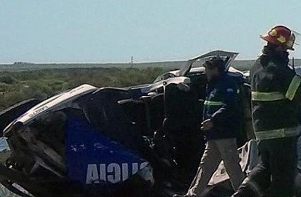 Policiales, accidente en Punta Alta
