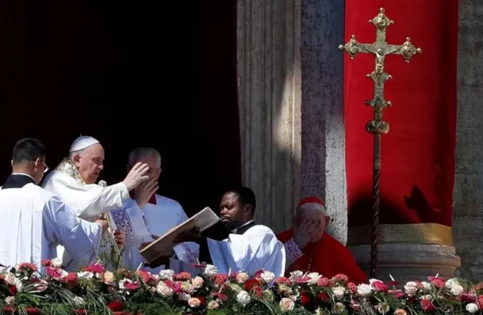 El papa Francisco dio su mensaje por Pascua.