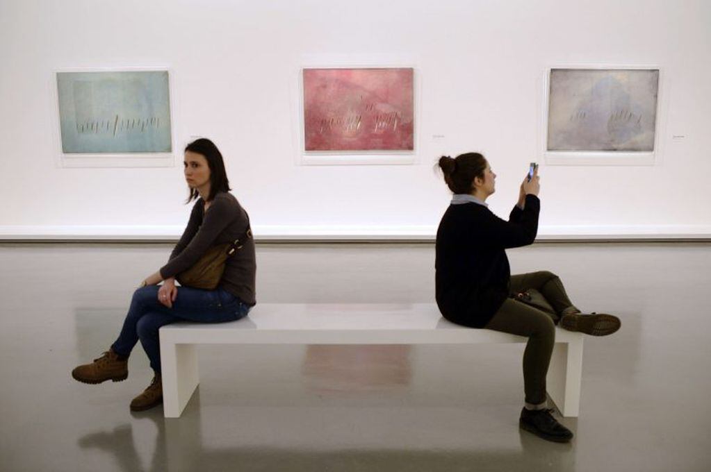 Exposición retrospectiva dedicada al artista en el Museo de Arte Moderno de París. (AFP)