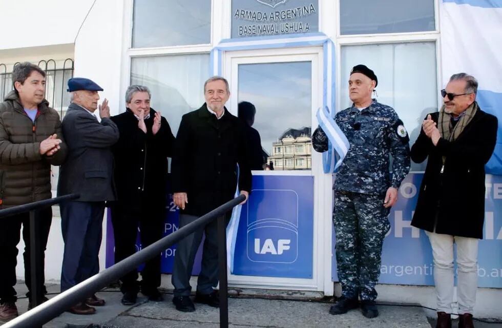 Inauguraron el punto de atención del IAF en la Base Naval Ushuaia