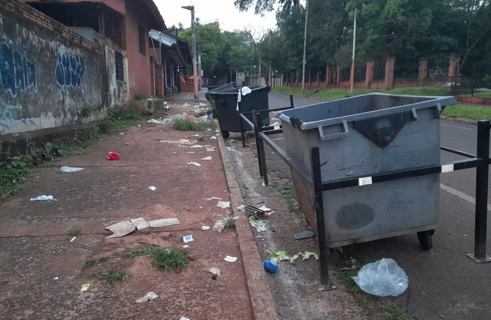 Se reunieron con comerciantes de Iguazú para abordar la cuestión de los residuos.