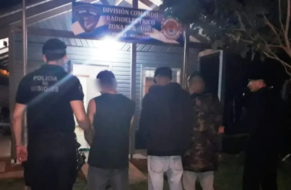 Tres jóvenes detenidos en Oberá