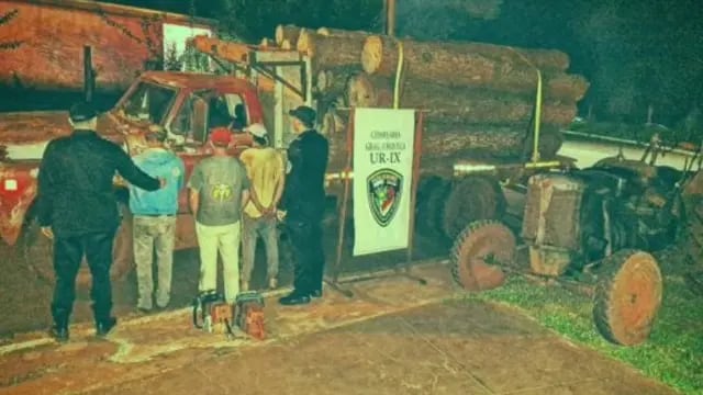 Recuperan madera proveniente de apeo ilegal en Santa María y General Urquiza