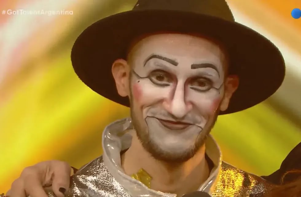 El cordobés Germán Massimino se llevó el botón dorado de Got Talent Argentina (Captura de pantalla)