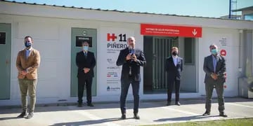 Omar Perotti inauguró centro de aislamiento penitenciario en Piñero