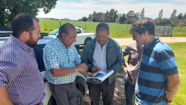 El intendente de Tres Arroyos visitó la Planta de Residuos de Bellocq y el predio de futuro Parque Industrial de Orense