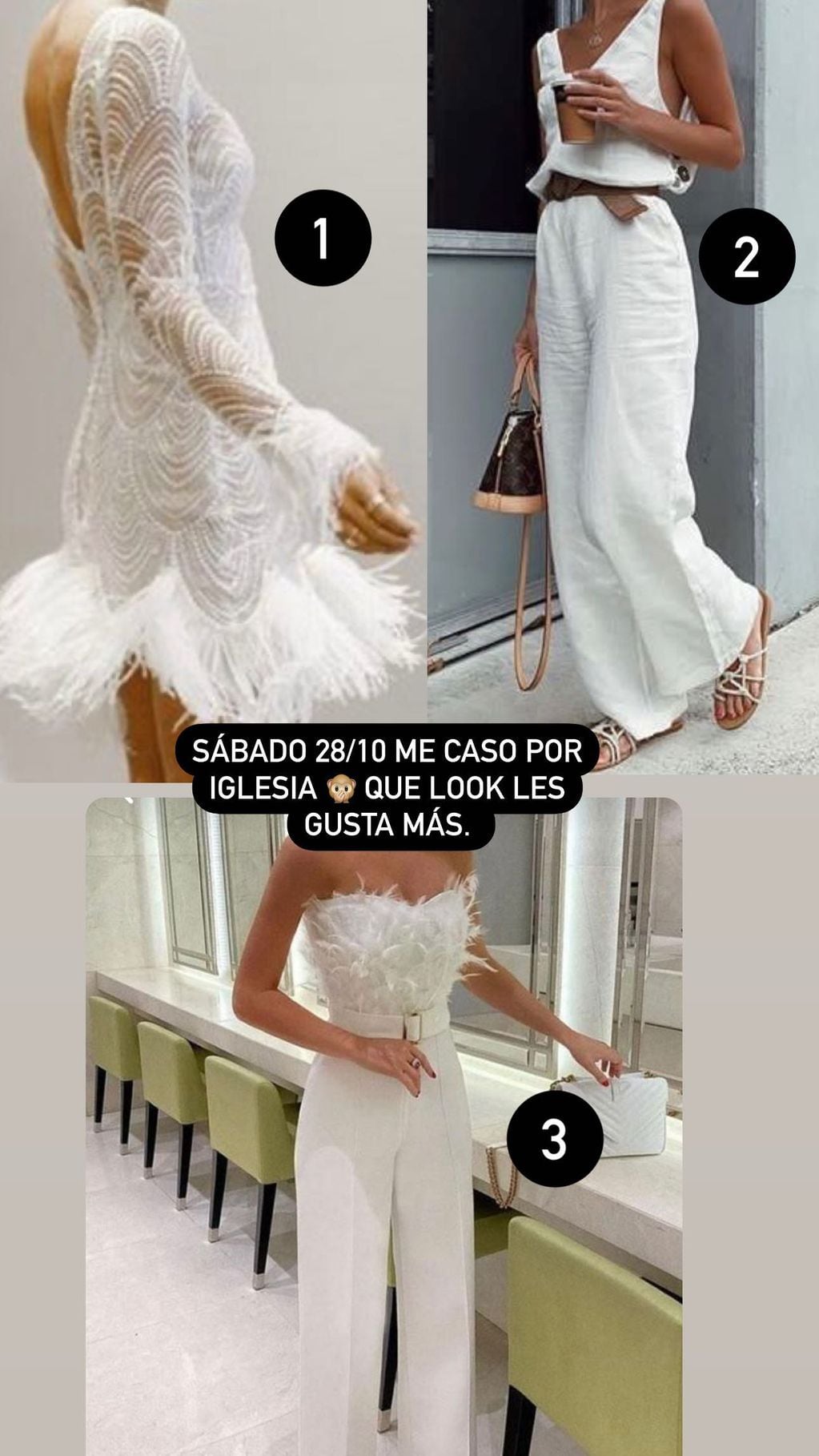 El vestido de novia de Sol Pérez