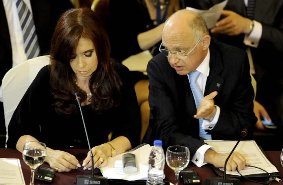 Cristina Kirchner y Héctor Timerman.