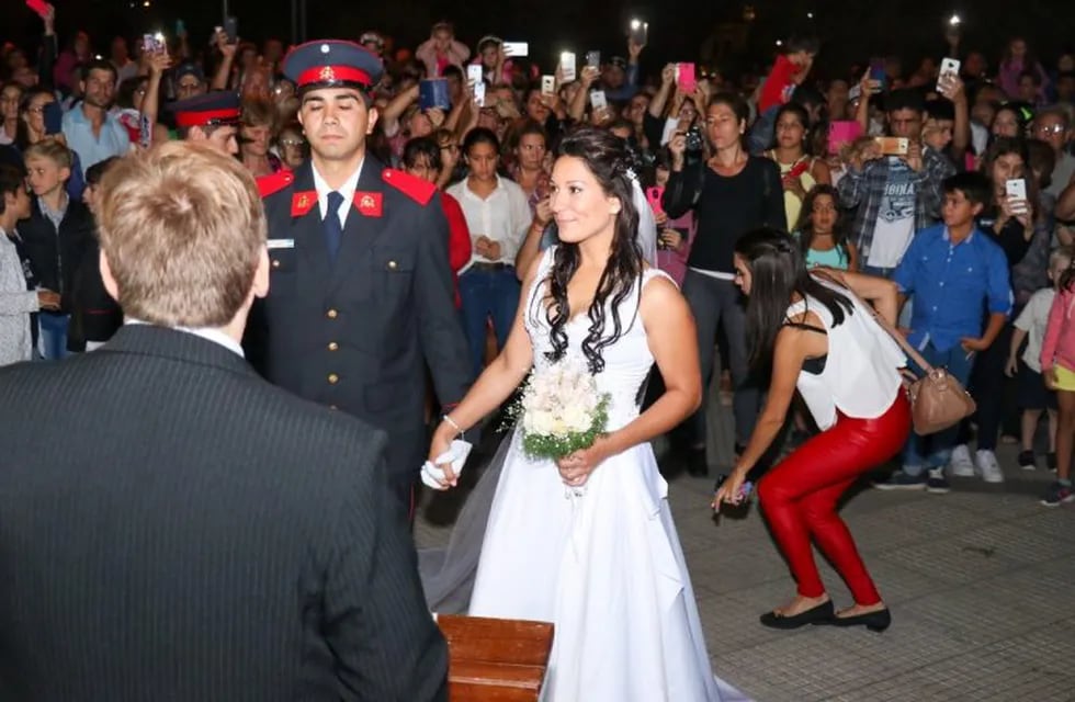 Casamiento en la Plaza San Martín
