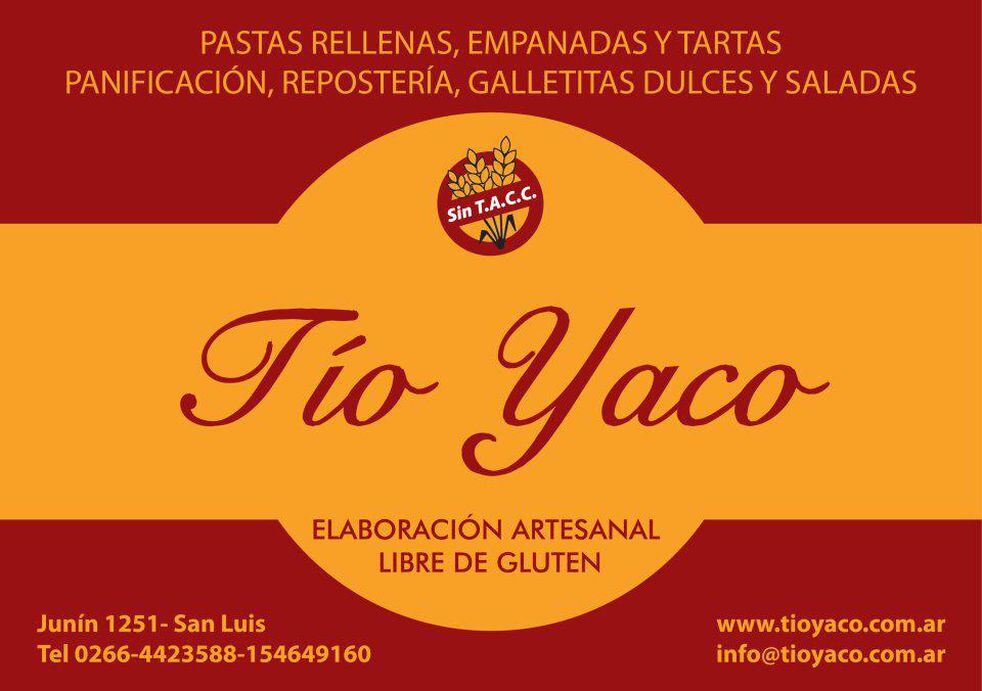 "Tío Yaco", empresa de elaboración de productos sin TAAC