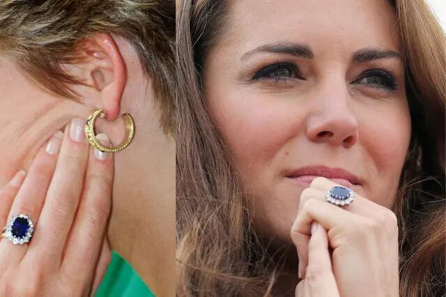 El anillo maldito de Kate MIddleton que heredó de Diana de Gales