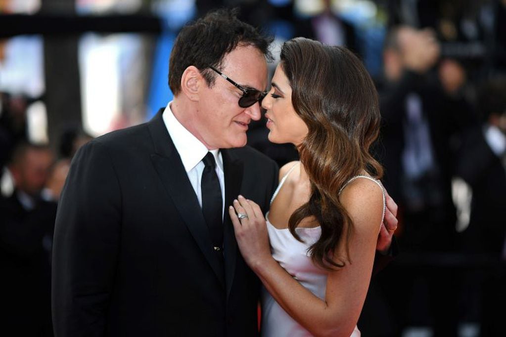 Quentin Tarantino y Daniella Pick (AFP)