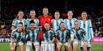 La selección argentina femenina que participó en el Mundial 2023