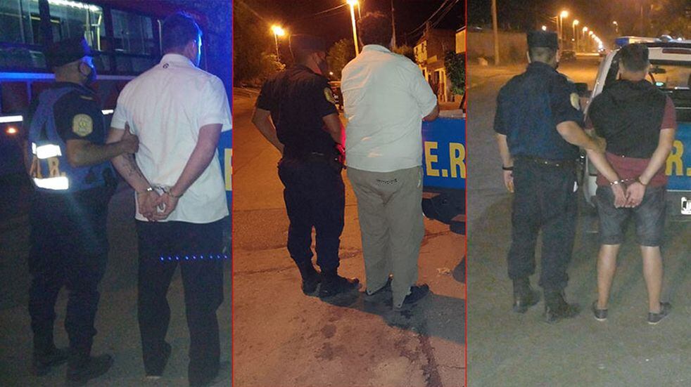 Los tres hombres fueron detenidos en el transcurso de este miércoles en Paraná.
