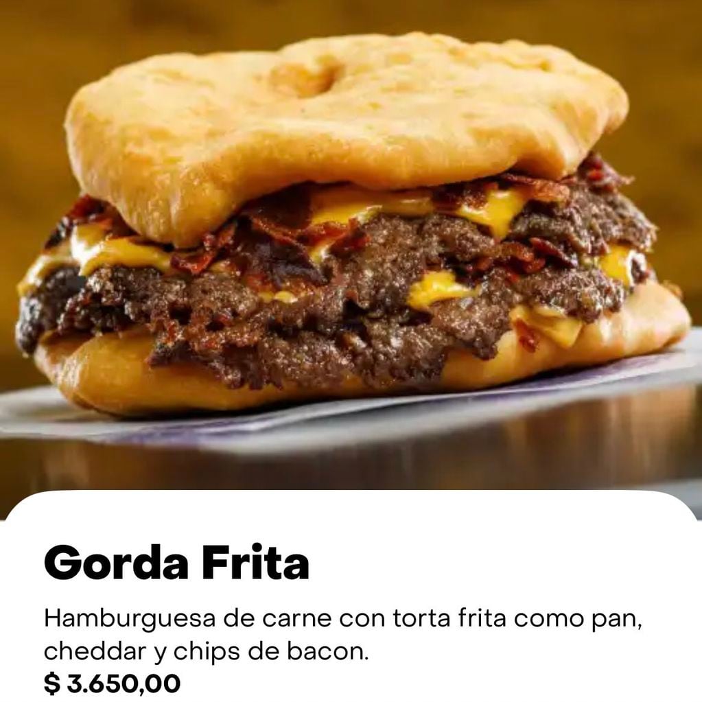 Ordenó una hamburguesa, se sorprendió con el menú y fue viral en Twitter: “Mirá si no me voy a pedir...”