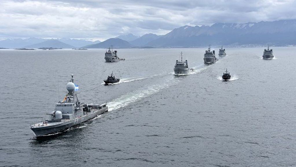 Armada Argentina presencia en Tierra del Fuego.