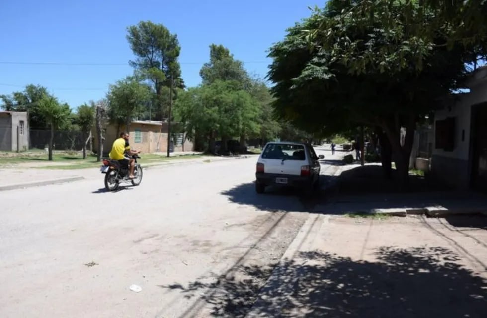 Calle Chacho Peñaloza. En ese sector fue atacado Díaz. Foto: El Diario de la República.