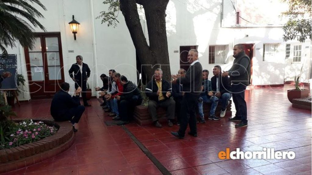 Empleados de Transpuntano en el Concejo Deliberante de San Luis