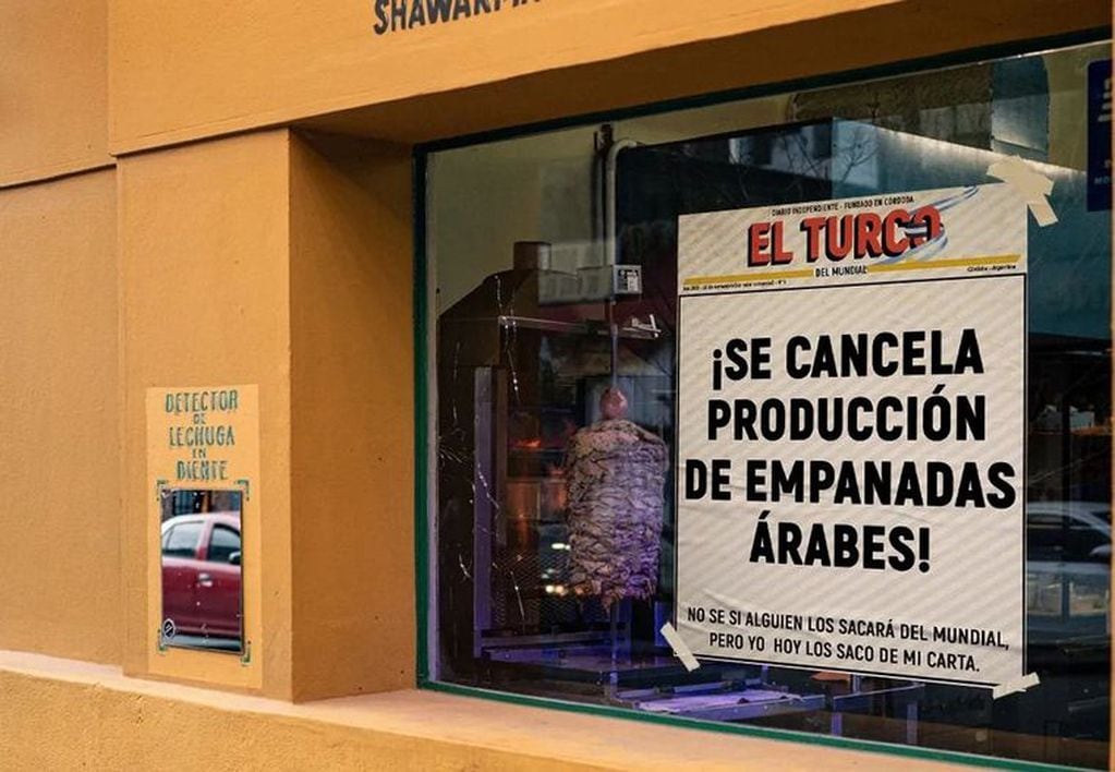 Un bar de Córdoba decidió no vender empanadas árabes por la derrota de Argentina.