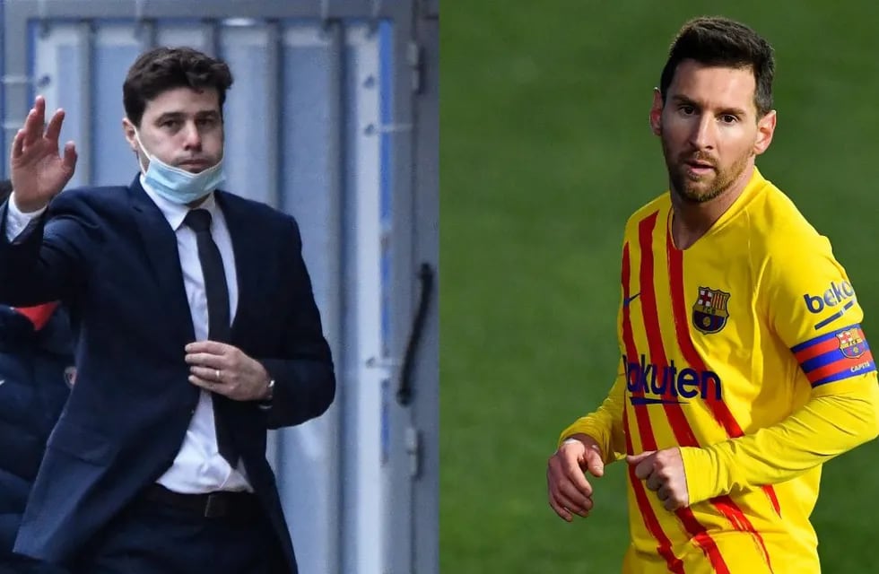 El entrenador del PSG y Lionel Messi