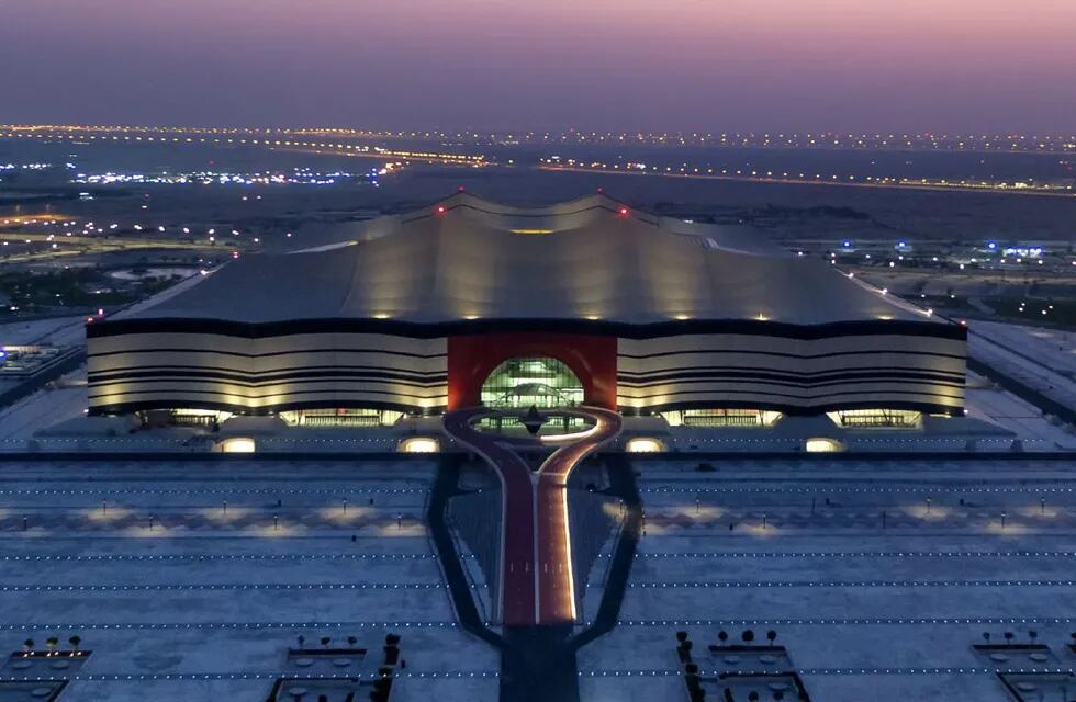 El estadio Al- Bayt, que albergará la ceremonia de apertura del Mundial de Qatar 2022.