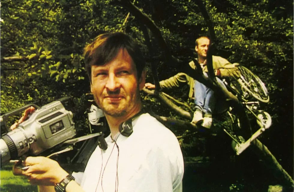 Lars Von Trier durante la filmación de Los idiotas.