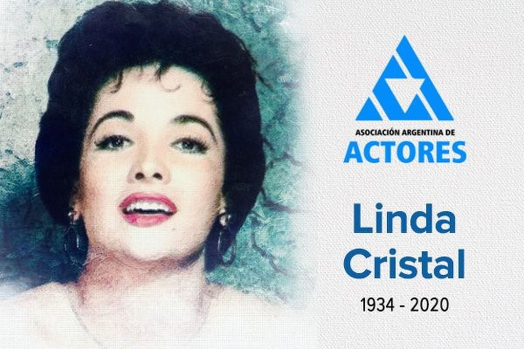 Linda Cristal. (Foto:Actores Argentinos Twitter)
