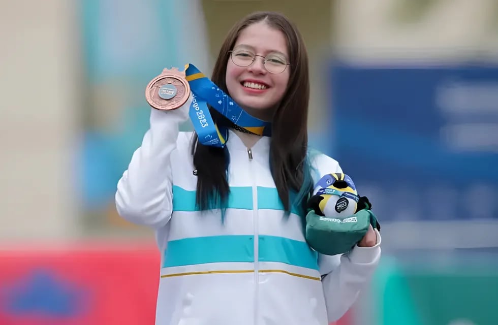 María Laura Belvedere consiguió dos medallas de bronce en los Juegos Parapanamericanos 2023.