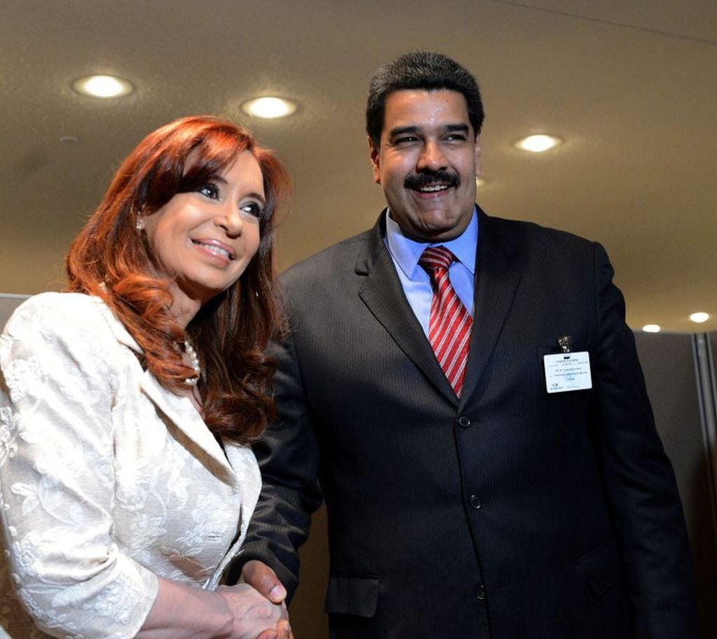 Cristina Fernández y Nicolás Maduro (DYN)