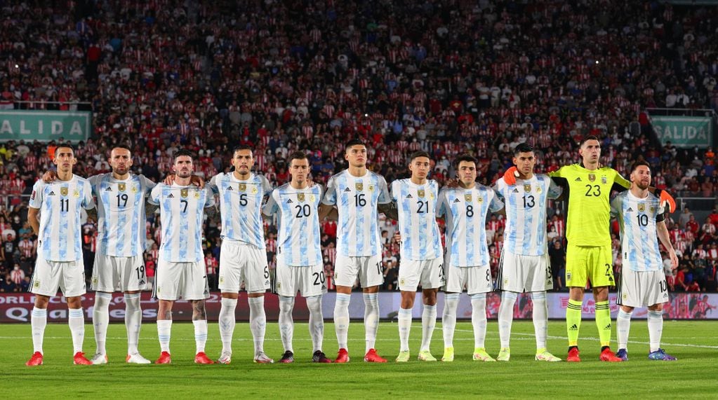 Argentina ante Paraguay, en una nueva fecha de las Eliminatorias Sudamericanas. (Prensa AFA).