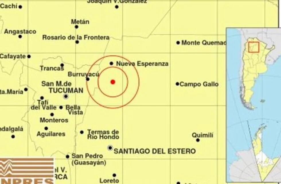 El sismo fue de 4.3 en la escala de Ritcher y tuvo su réplica en Tucumán.