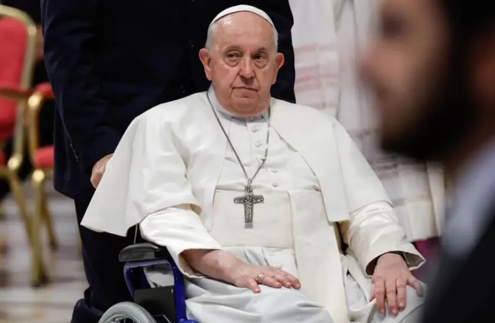 Debido a una inflamación pulmonar, el Papa debió suspender gran parte de su agenda. Foto: Infobae