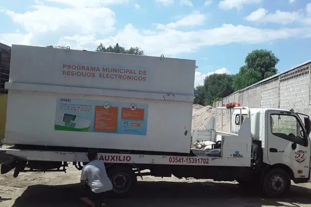 Programa Municipal de residuos electrónicos en Carlos Paz.