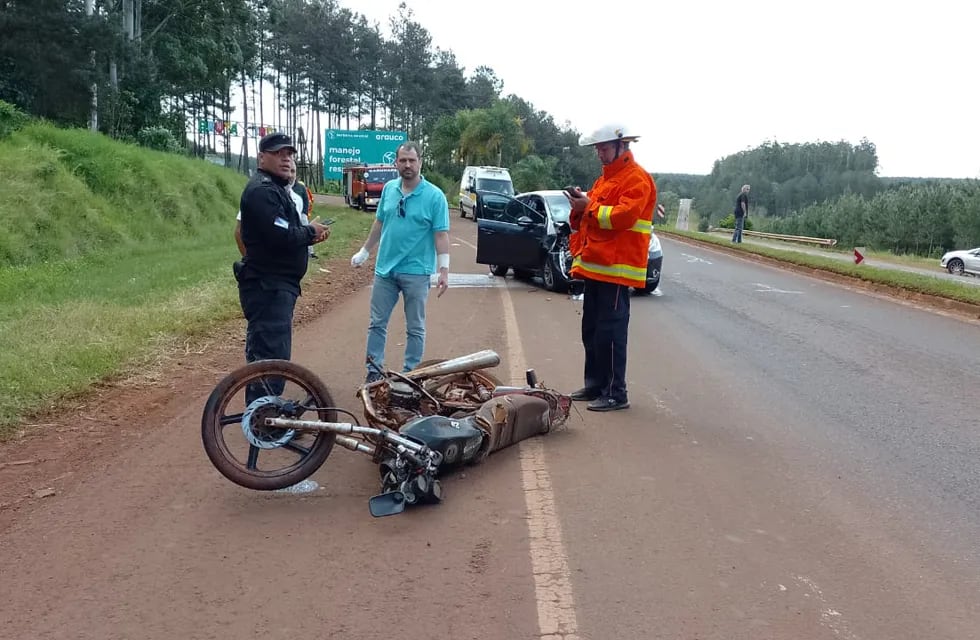 Falleció motociclista tras accidente vial en Eldorado