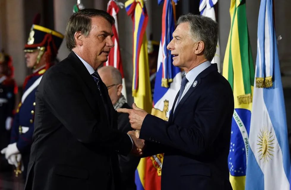 Mauricio Macri y Jair Bolsonaro (Foto: Gustavo Garello/AP)