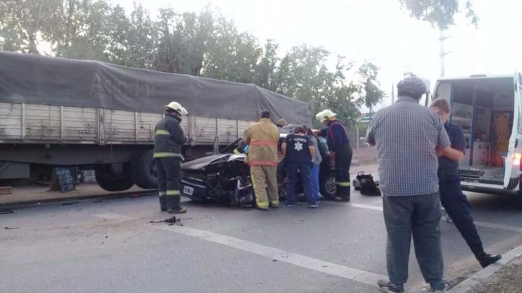 El conductor del vehículo se habría quedado dormido. Foto: Cadena de Noticias.