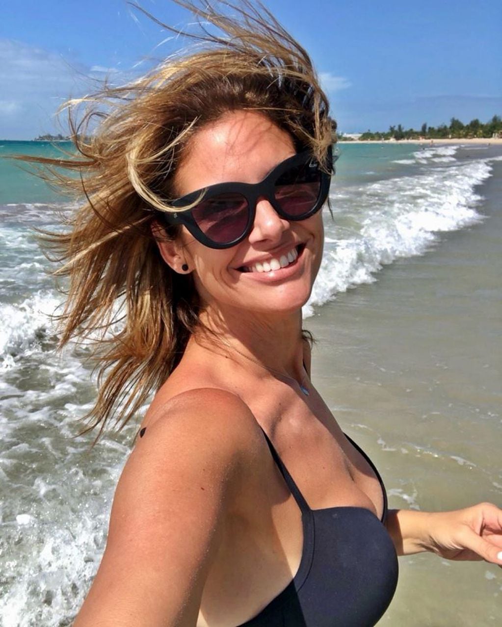 Las fotos de Alessandra Rampolla en la playa (Foto: Instagram)