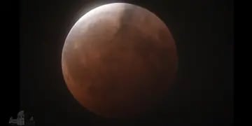 El eclipse de la superluna roja