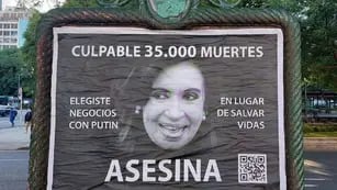 Carteles contra Cristina Kirchner en CABA