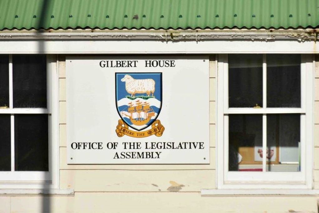 Edificio de la Asamblea Legislativa en Malvinas.