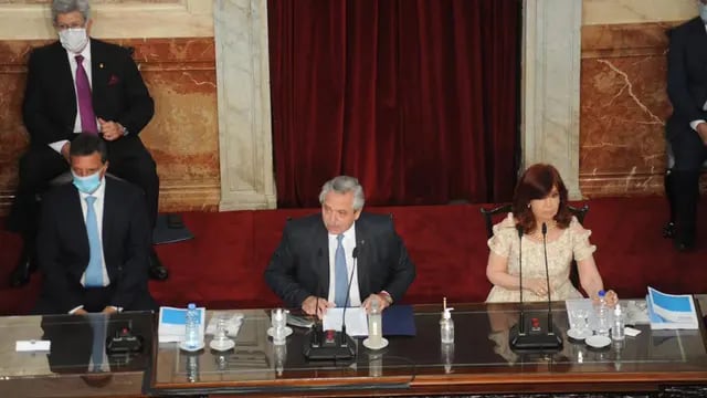 Alberto Fernández inaugura las sesiones ordinarias del Congreso