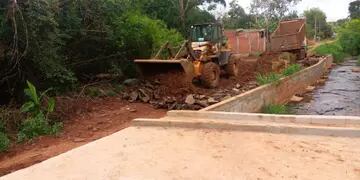 Avanzan las obras viales e hidráulicas en Puerto Iguazú