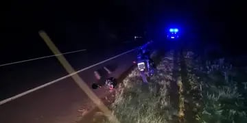 Siniestro fatal en San Martín: un motociclista de 21 años falleció