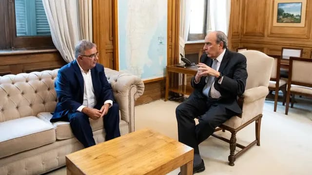 Jalil se reunió con Franco en el Ministerio del Interior