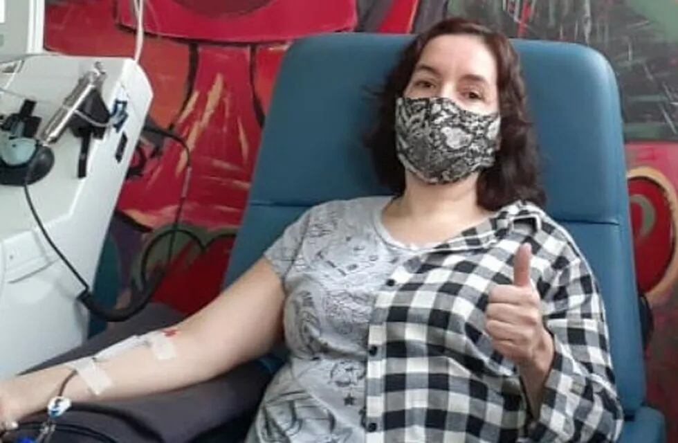 El testimonio de la enfermera marplatense que se recuperó del coronavirus y donó plasma (Foto: @Sangre_Mdp)