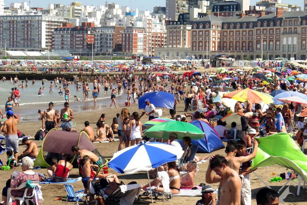 Mar del Plata, una de las ciudades más elegidas por los argentinos. Crédito: DYN/JUANA RODRIGUEZ..