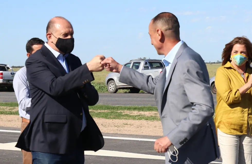 El gobernador Omar Perotti inauguró un tramo de la autopista de la Ruta Nacional 34 en Rafaela. (Gobierno de Santa Fe)