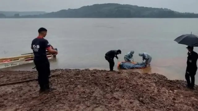 Lamentablemente, hallan sin vida al joven pescador que cayó a las aguas del río Uruguay
