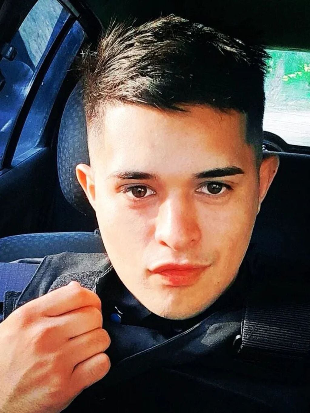 Horacio Ezequiel Borja López, el joven oficial de policía que fue asesinado de un disparo en la cabeza por delincuentes para robarle la moto.