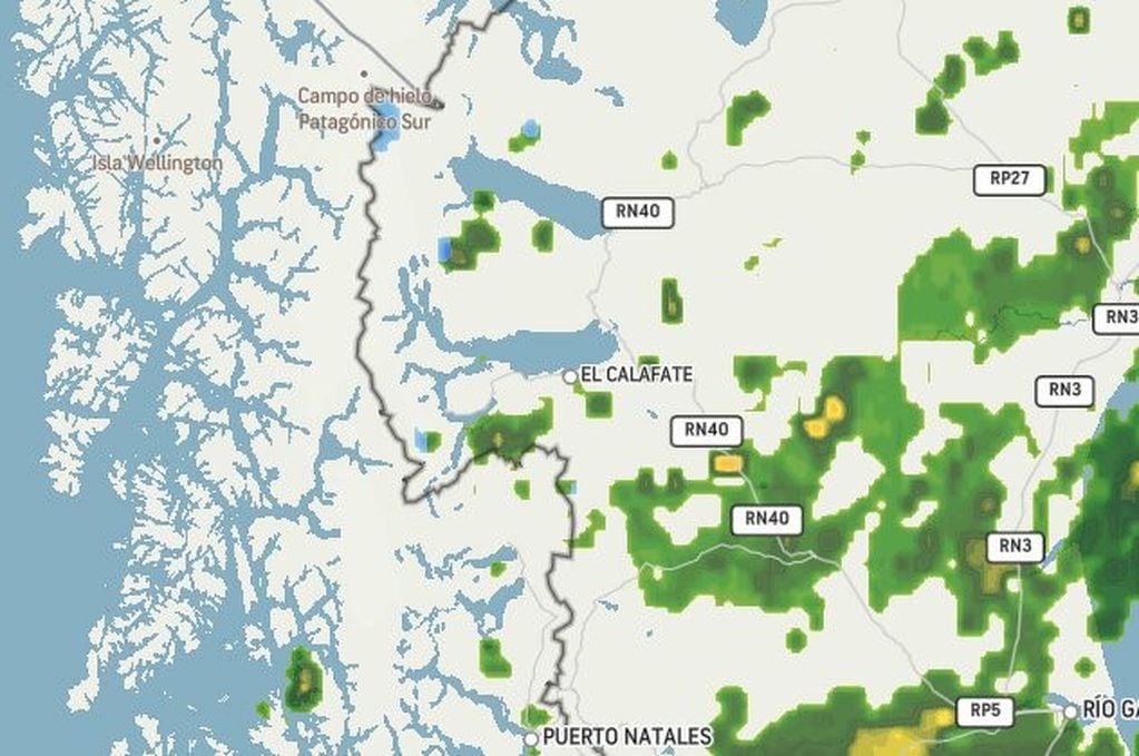 El clima en El Calafate.